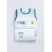 Baby Boys & Baby Girls Casual T-shirt Shorts  (Teal Blue, White)
