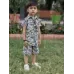 Baby Boys Casual Shirt Shorts  (GREEN)