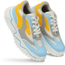 Women and Girls Latest Collection Stylish Casual Shoes Sneakers Running Shoes For Men  (Blue , 6)