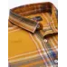 Men Slim Fit Checkered Spread Collar Casual Shirt
