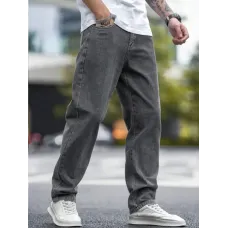 Men Jogger Fit Mid Rise Grey Jeans