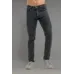 Men Slim Mid Rise Dark Grey Jeans