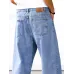 Men Loose Fit Mid Rise Light Blue Jeans