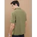 Men Regular Fit Solid Lapel Collar Casual Shirt