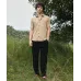  Men Regular Fit Solid Spread Collar Casual Shirt  