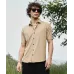  Men Regular Fit Solid Spread Collar Casual Shirt  