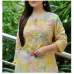 Women Floral Print Viscose Rayon Straight Kurta 